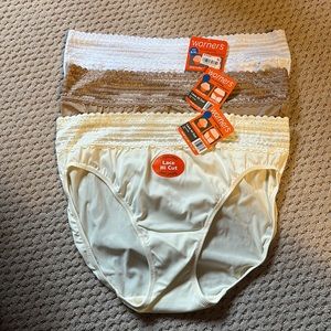 Warners Lace HiCut Panties set of 3